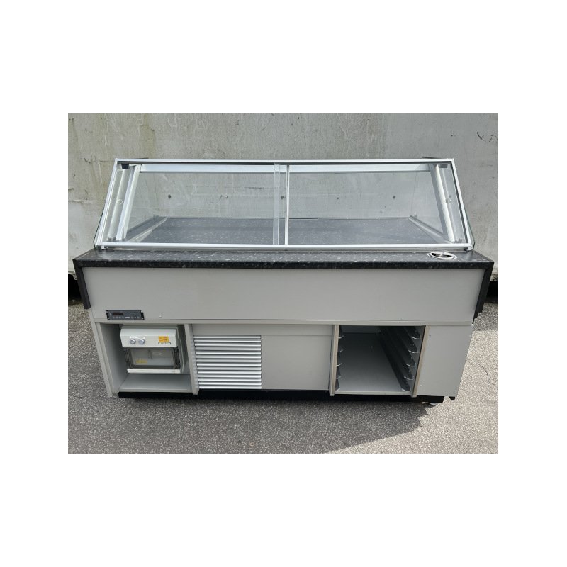 Kühlvitrine auf Rollen ca. 188 cm breit