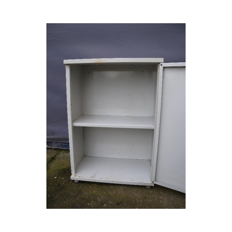 Metallschrank weiss ca. 58 x 32 x 83 cm (B x T x H)