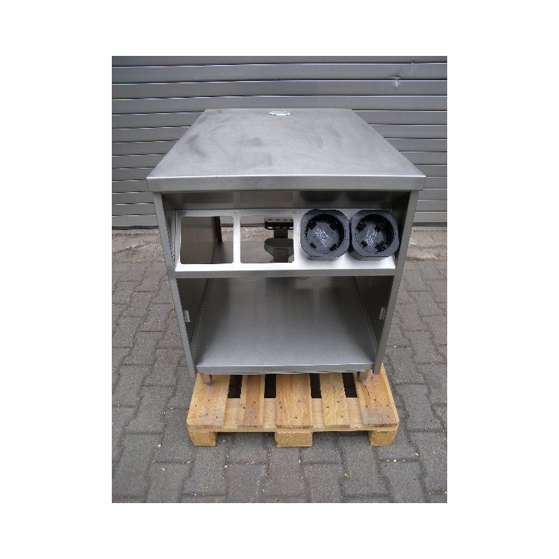 Unterschrank Edelstahl für Getränkeautomat