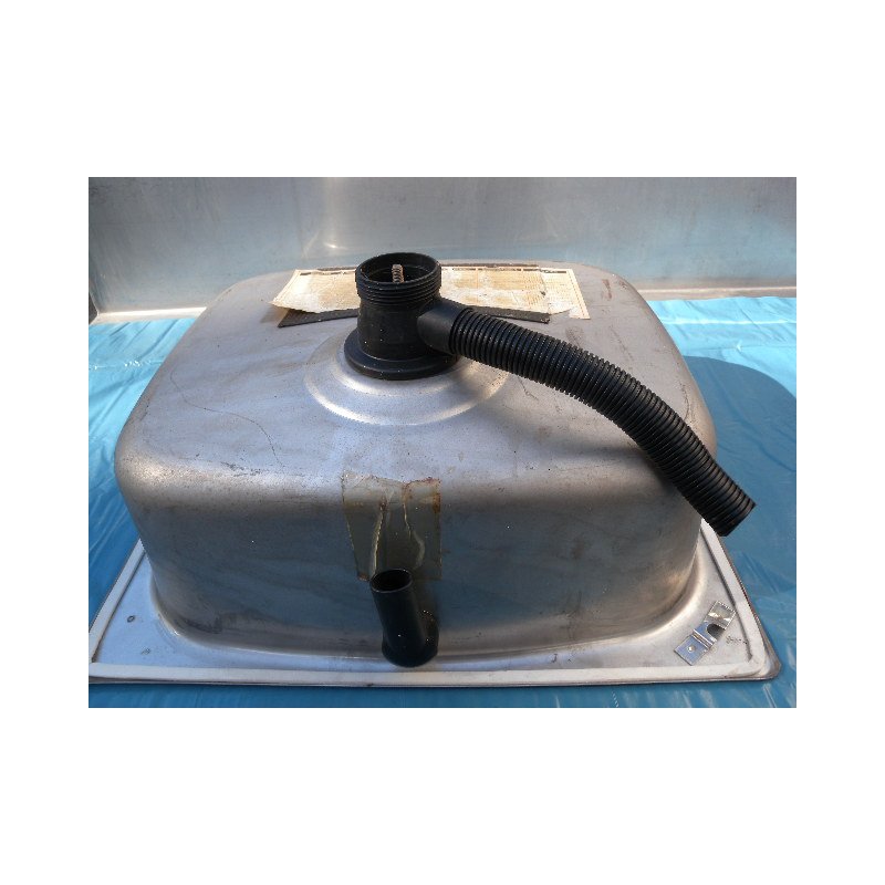 Waschbecken Edelstahl zum Einbau ca. 45 x 39 x 14 cm (B x T x H)