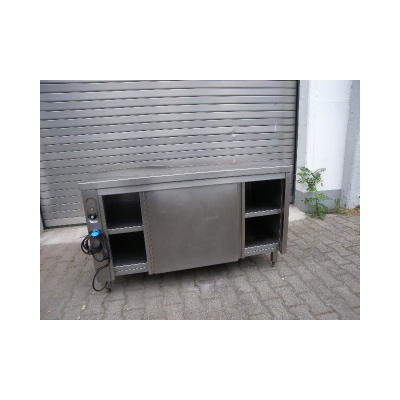 Wärmeschrank Edelstahl 230 V ca. 154 cm breit