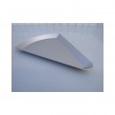 3eckige Pizzaform Aluminium ca. 27 x 35 x 3,5 cm