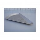 3eckige Pizzaform Aluminium mit Löchern ca. 27 x 35...