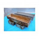 4 x Backform ca. 37 x 11 x 6 cm Aluminium