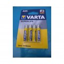 4er Set VARTA Batterien AAA Micro 2003 Ministilo R03 1,5V...