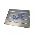 5 x Ausstellbleche Gold eloxiert  800 x 120 mm Alu NEU