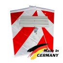 2 x Warnflagge mit Halter für Ladebordwand NEU