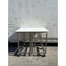 Blechwagen 8 x 60/40 cm Edelstahl auf Rollen