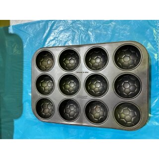 ZENKER Backform / Muffinform Fußball Teflon