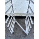 Stikkenwagen / Ofenwagen 11 x 60/80 cm längs Edelstahl Z-Form