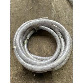 Saugschlauch TRANSPARENT Klar Spiralschlauch Förderschlauch Pumpen Druckschlauch -  (50 mm)