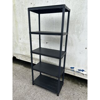 Regal auf Kunststoff mit 5 Auflagen ca. 70 cm breit