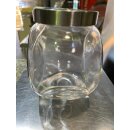 Bonbonglas 2000 ml mit Deckel Silber