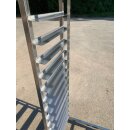 Frosterwagen / Transportwagen 18 x 60/40 cm quer Edelstahl