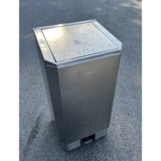 JOSTO Edelstahl-Müllsackhalter / Mülleimer 120L mit Fußpedal