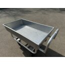 Aluminiumwanne / Mengwanne / Transportwanne  auf Rollgestell