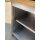 Arbeitstisch Edelstahl mit Ablage und Holzplatte  ca. 80 x 80 x 110 cm (B x T x H)