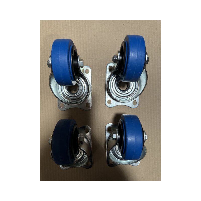 8er Set SL 160mm Schwerlast Rollen Bremse Transportrollen Lenkrollen