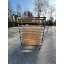 Ausbackwagen / Brotwagen Edelstahl mit 10 Holzrosten ca....
