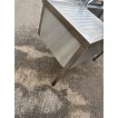 Spültisch Edelstahl Becken rechts ca.120 cm breit
