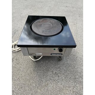KÜPPERSBUSCH Elektroherd mit 1 Herdplatten Ø 40 cm Edelstahl auf Rollen