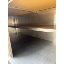 Edelstahlschrank / Arbeitstisch  Edelstahl ca. 188 x 80 x 82  cm (B x T x H)