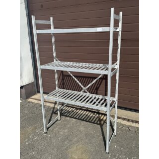 Aluminiumregal  / Lebensmittelregal ca.100 x 40 x 168 cm