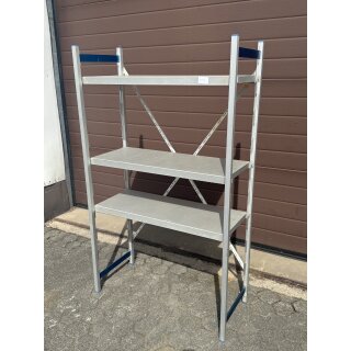 Aluminiumregal  / Lebensmittelregal ca.90 x 41 x 151 cm