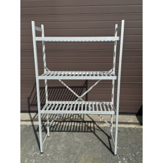 Aluminiumregal  / Lebensmittelregal ca.120 x 41 x 168 cm