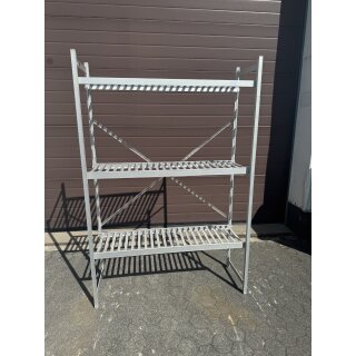 HUPFER  Aluminiumregal  / Lebensmittelregal ca.120 x 40 x 180 cm