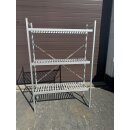 HUPFER  Aluminiumregal  / Lebensmittelregal ca.120 x 40 x...