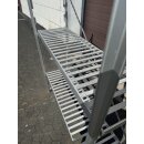 HUPFER  Aluminiumregal  / Lebensmittelregal ca.120 x 40 x...