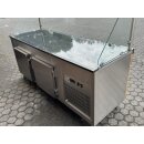 Verkaufstheke / Kühltheke / Kühlvitrine mit Ablagefach oben & untenca.200 cm breit