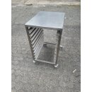 Glasierwagen / Gestelltisch Edelstahl für 10...