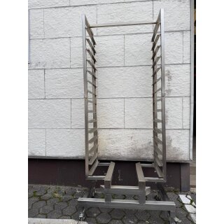Wiesheu Stikkenwagen / Ofenwagen Edelstahl 15 Etagen für Bleche 60/40 cm