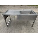 Spültisch Edelstahl ca. 160 cm breit