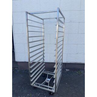 MIWE / WP Stikkenwagen / Ofenwagen Edelstahl 14 x ca. 58 x 78 cm