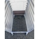 Frostterwagen / Universalwagen Edelstahl 20 x 60/80 cm...