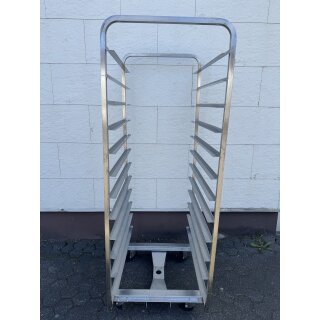 MIWE / WP Stikkenwagen / Ofenwagen Edelstahl 12 x ca. 58 x 78 cm