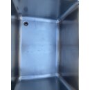 300 Liter Vielzweckbecken / Gemüsewagen /FleischerwagenEdelstahl auf Rollen mit Ablasshahn