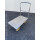 Rollwagen mit Schiebegriff aus Edelstahl – ca. 50 × 85 × 95 cm (B × T × H)