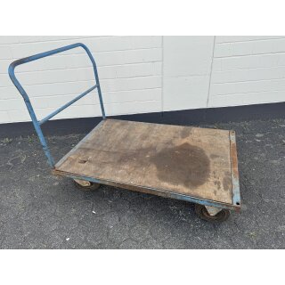 Plattformwagen / Rollwagen mit Schiebebügel  Ladefläche 80 x 119 B x T