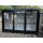 Barkühlschrank / Kühlvitrine Cabinet AK300BBS mit Schiebetüren schwarz unterbaubar ca. 133 x 51 x 89 cm (B x T x H)