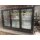 Barkühlschrank / Kühlvitrine Cabinet AK300BBS mit Schiebetüren schwarz unterbaubar ca. 133 x 51 x 89 cm (B x T x H)