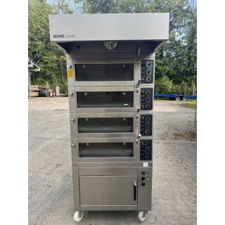 MIWE CONDO Analog 4 er Etagenbackofen elektrisch mit Gärraum