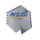 5 Aluminium Lochbleche / Backbleche 58/78 cm 3Rand NEU