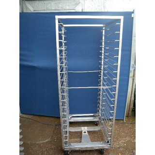 MIWE / WP Stikkenwagen / Ofenwagen Edelstahl 19 x  60 / 80 cm 
