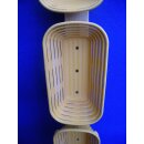 5 Gärkörbe / Brotformen Kunststoff auf Leiste ca. 26 x 14 x 8 cm (B x T x H)