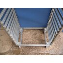 Frosterwagen / Transportwagen Edelstahl 24 x 65/46 cm...