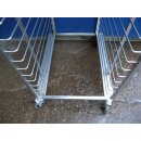 Frosterwagen / Transportwagen Edelstahl 23 x 58/ 78 cm...